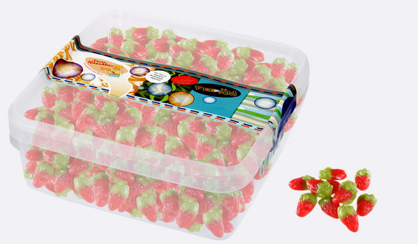 Fruchtgummi Mini-Erdbeerchen