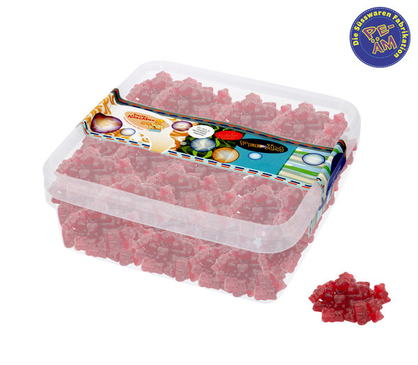 PE-ÄM FGZ1 Zuckerfreie Fruchtgummi-Erdbeer-Bärchen