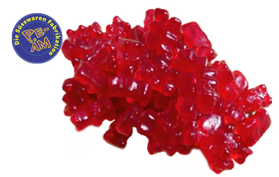 PE-ÄM FGZM1 Zuckerfreie Fruchtgummi-Rote-Früchte-Mischung